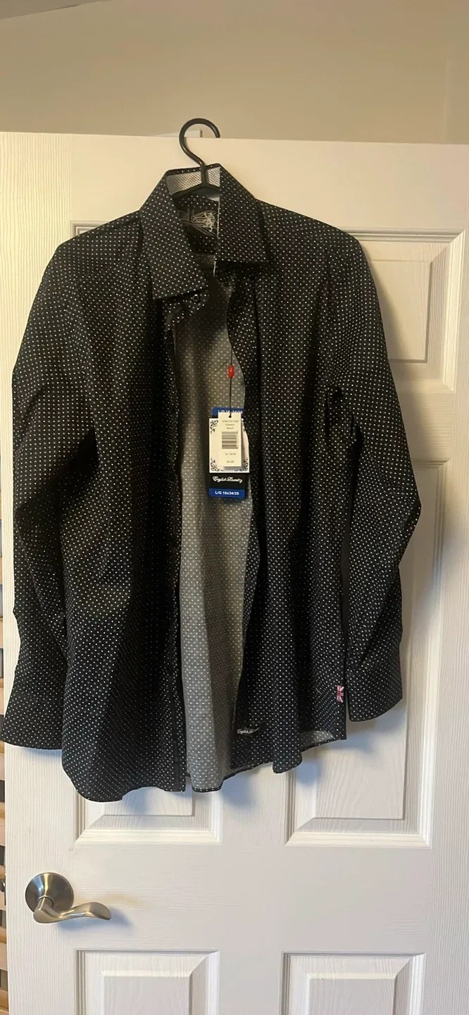 English Laundry Dress Shirt - L 16x34/35 - New