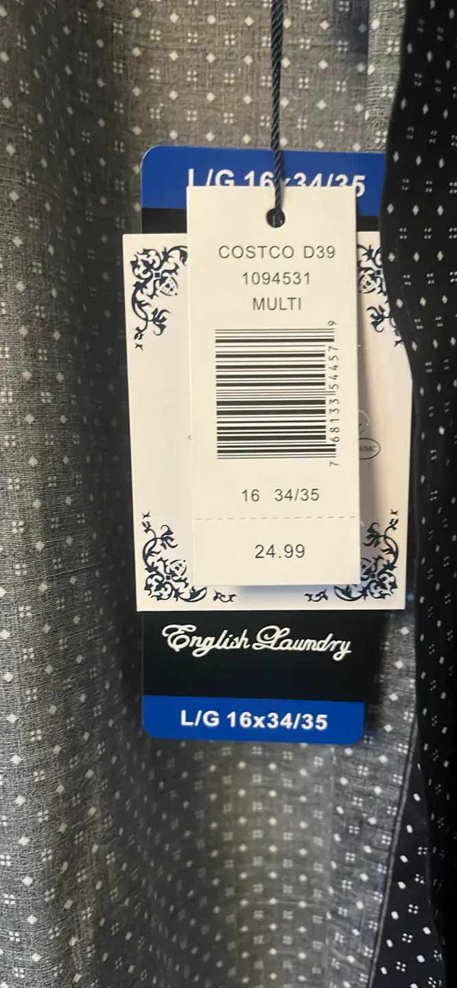 English Laundry Dress Shirt - L 16x34/35 - New image indicator(2)