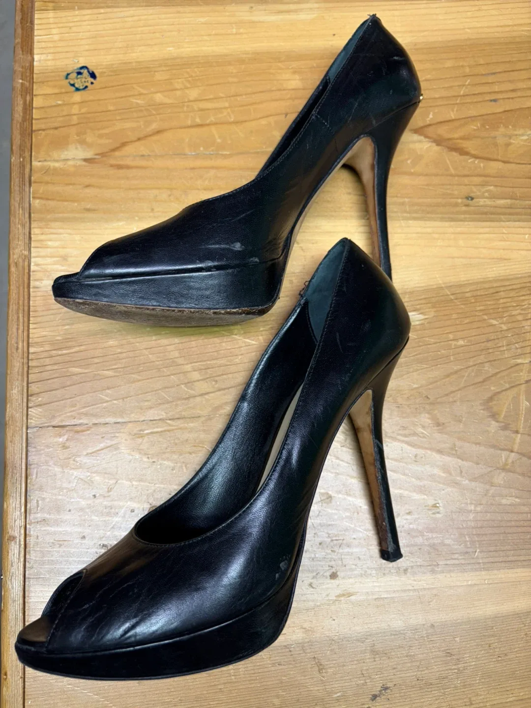 Christian Dior Black Heels Size 38.5 image indicator(4)