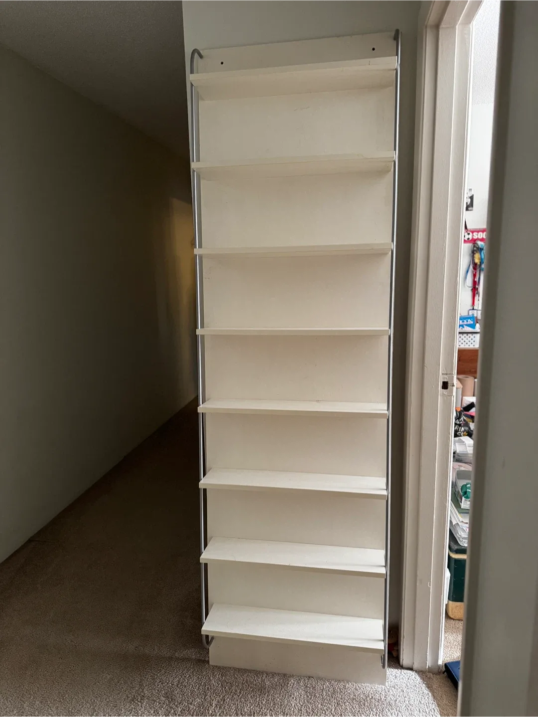 Tall White Shelf Unit image indicator(2)