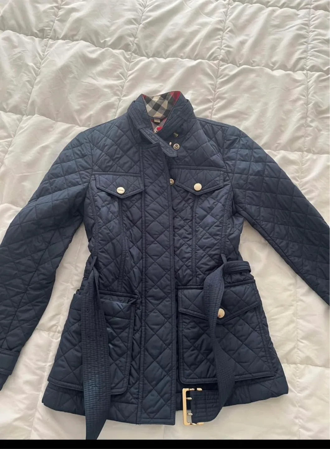 Burberry Quilted Jacket - Size XS