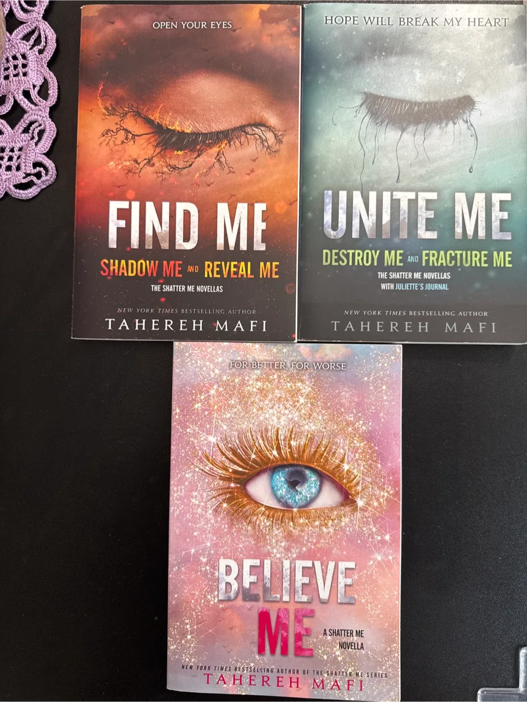 Shatter Me Series Novellas by Tahereh Mafi