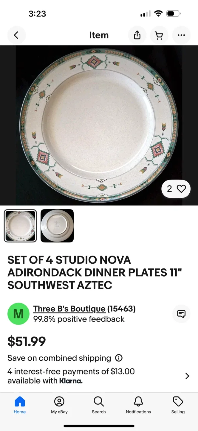 Studio Nova Adirondack Dinnerware Set. 11 person Serve image indicator(4)
