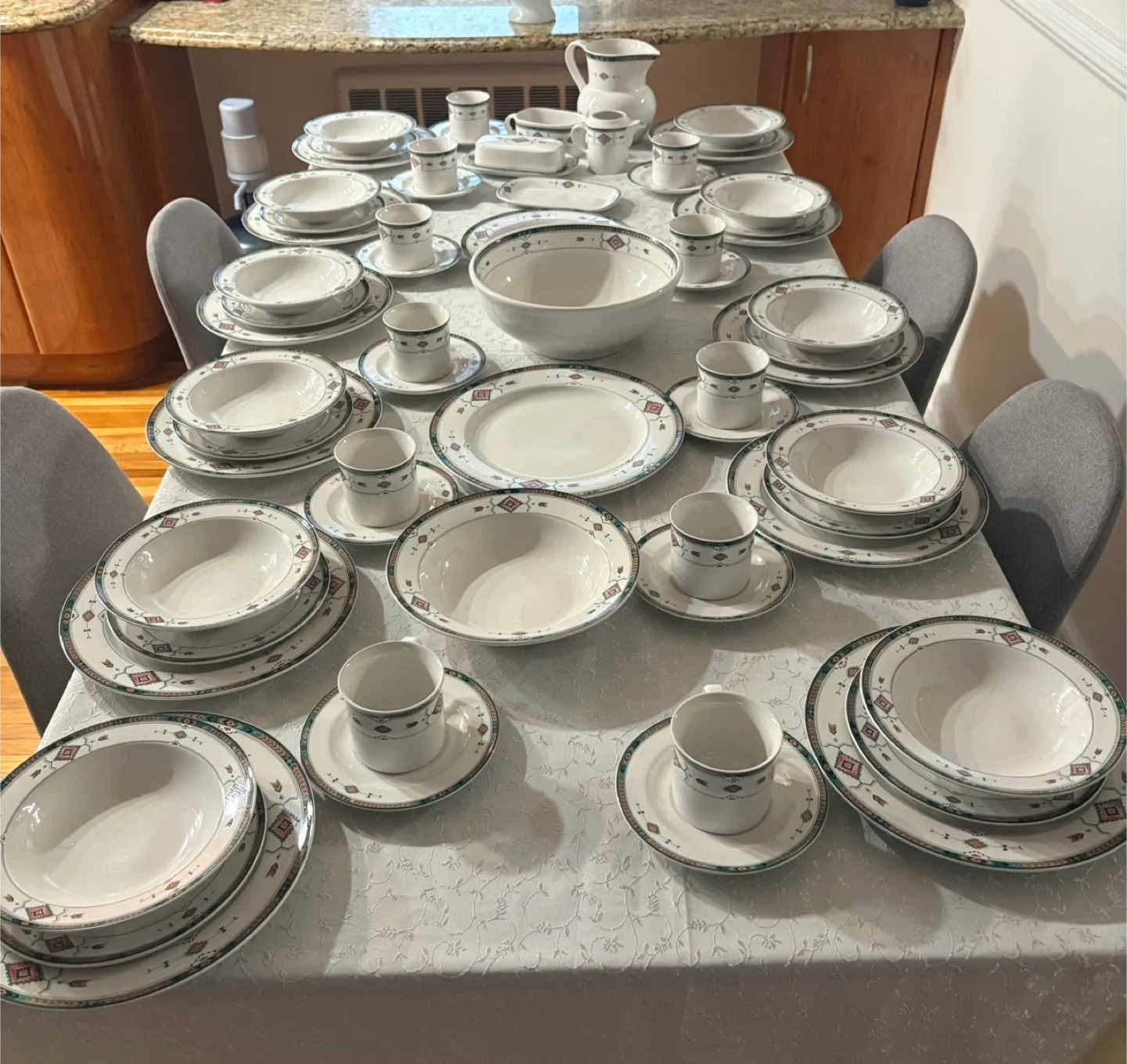 Studio Nova Adirondack Dinnerware Set. 11 person Serve