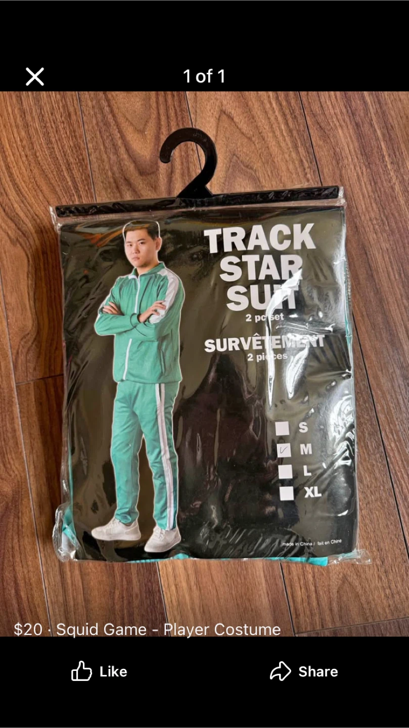 Squid Game Track Suit Costume - - photo 2