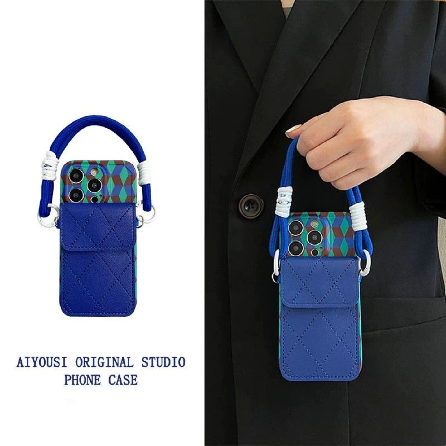 iPhone 15 Pro Max Crossbody Case Bag with Two Straps – Brand New - photo 3