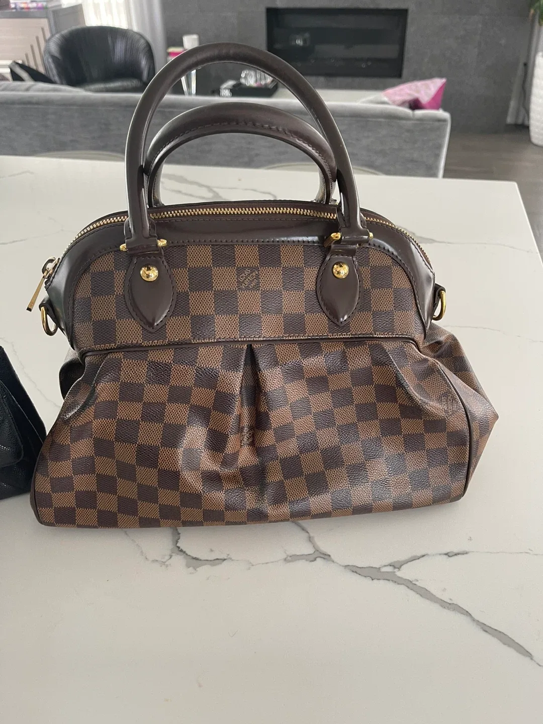 Louis Vuitton Brown Alma Handbag