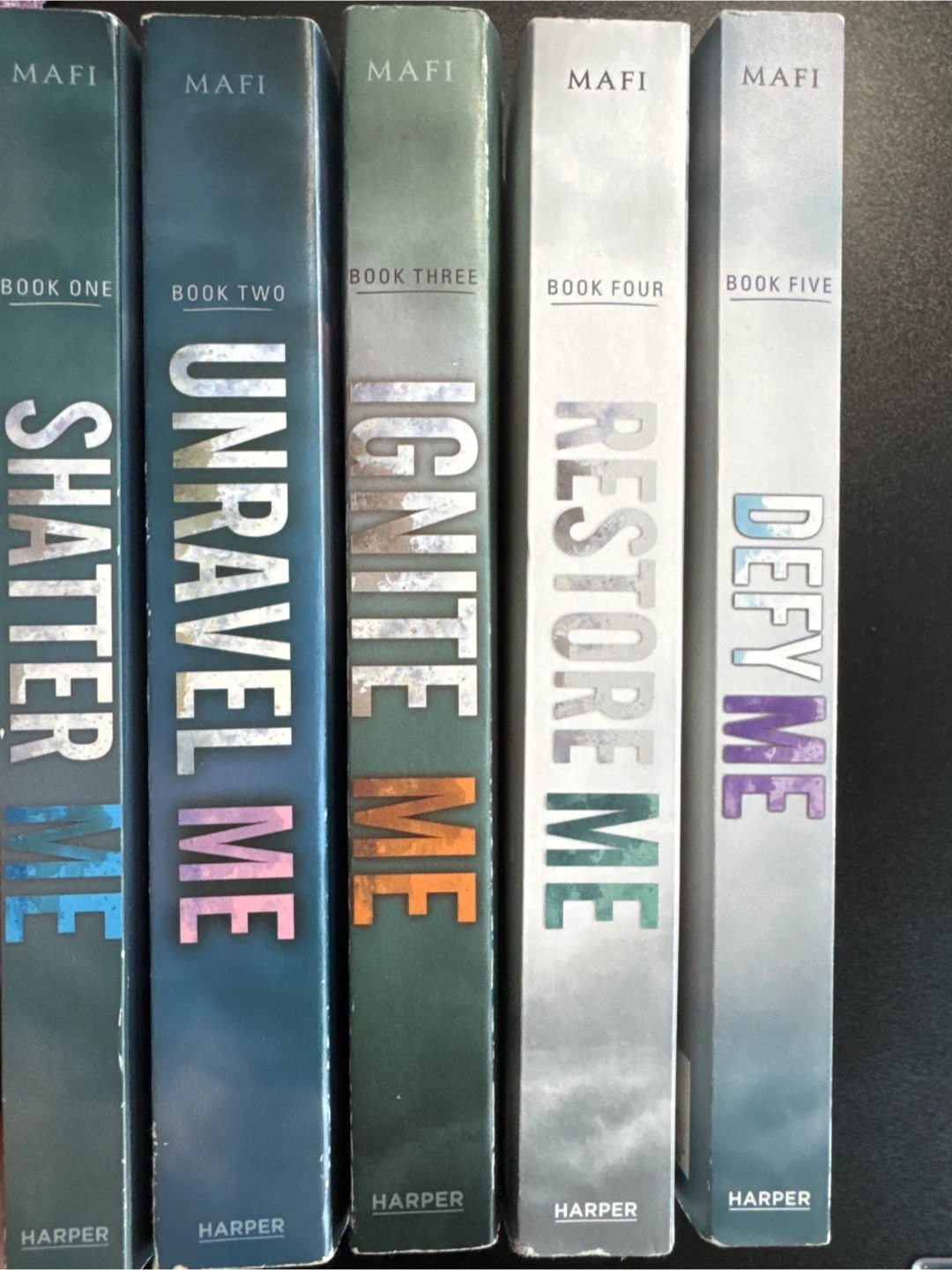 Shatter Me Series by Tahereh Mafi - Books 1-5