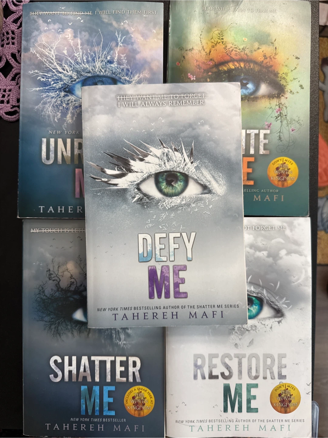 Shatter Me Series by Tahereh Mafi - Books 1-5 - photo 2