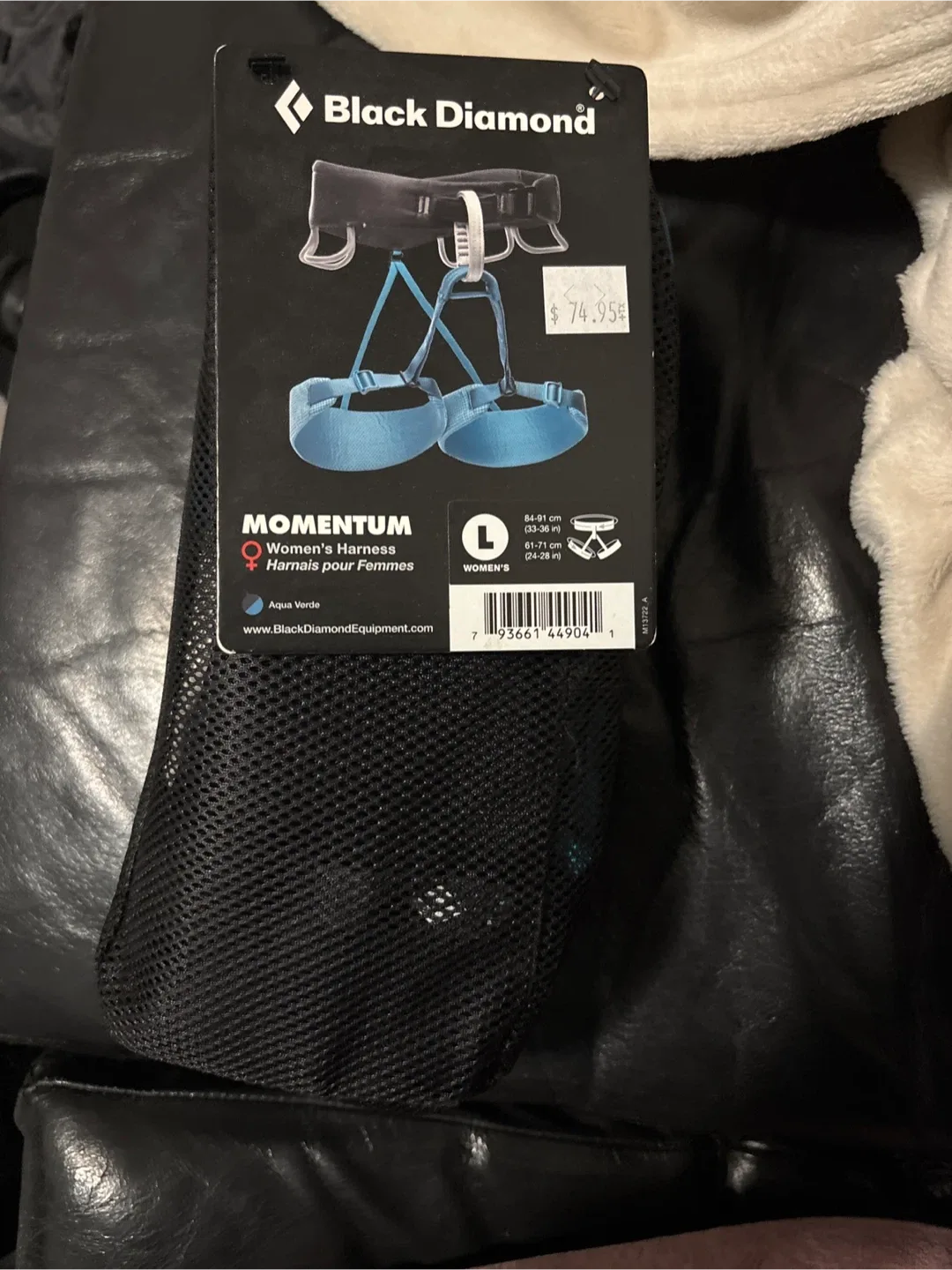 Black Diamond Momentum Women's Harness - Size L