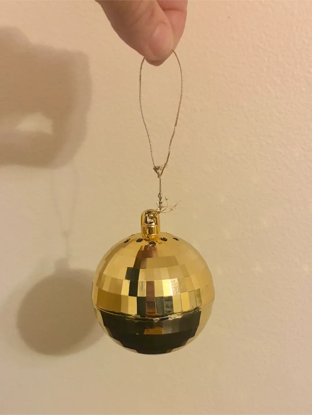 Gold Disco Ball Ornament