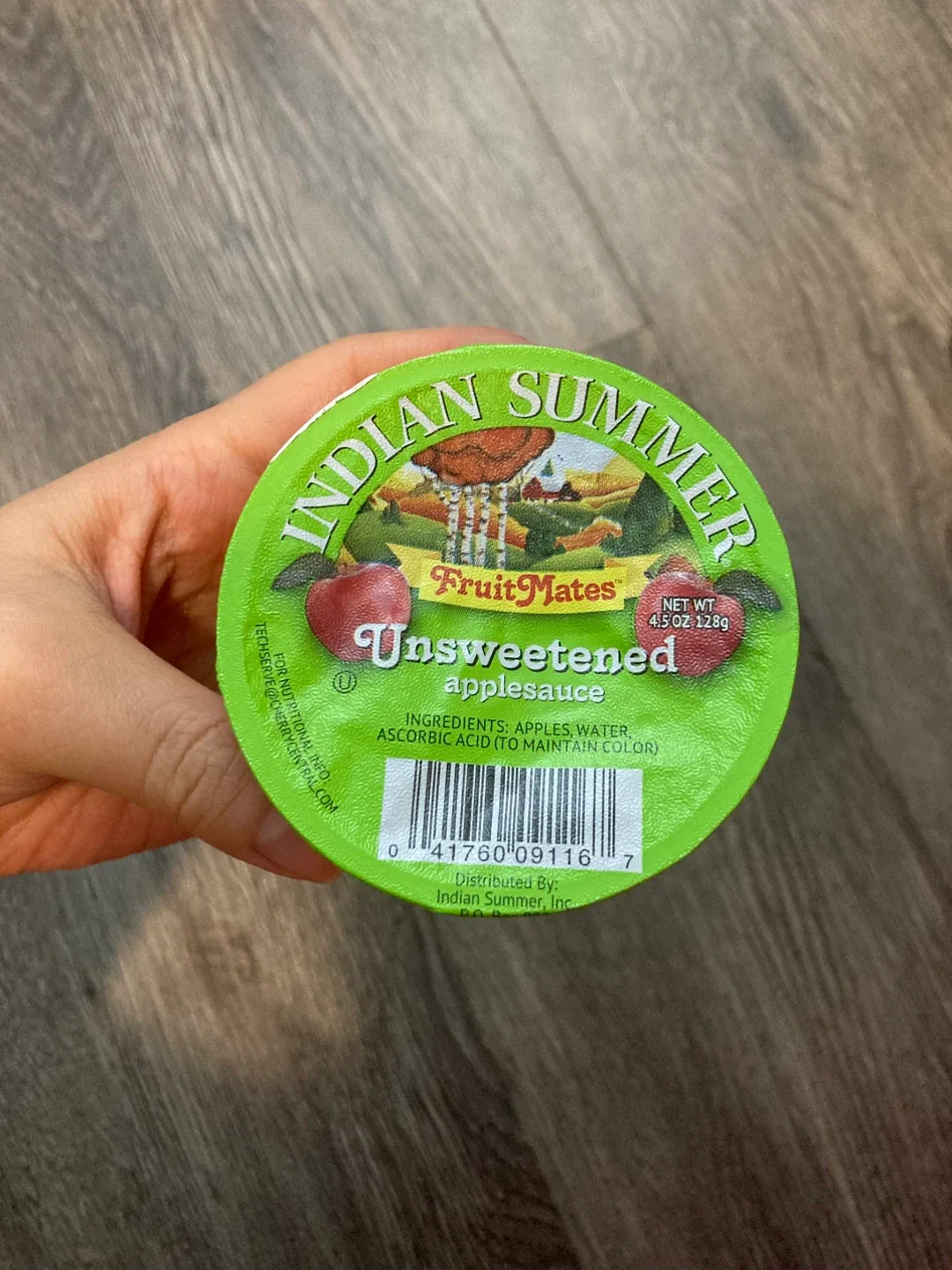 Indian Summer Fruit Mates Unsweetened Applesauce