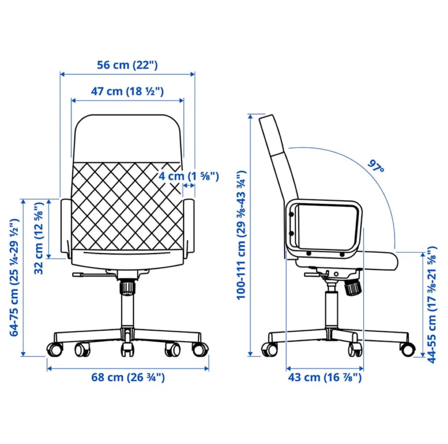 IKEA Office Desk + Swivel Chair - photo 5