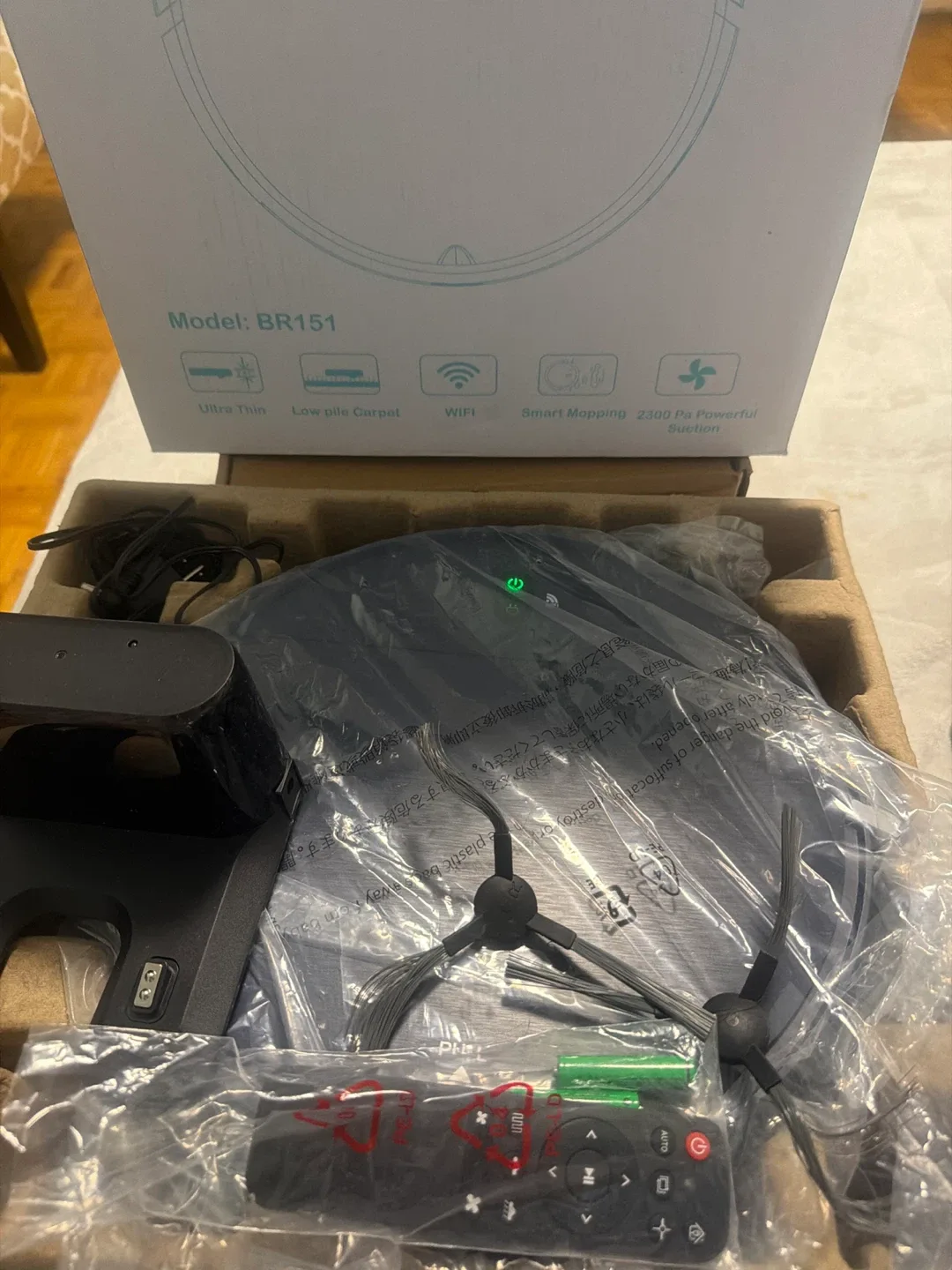 New BR151 Robot Vacuum - Ultra Thin, Powerful Suction