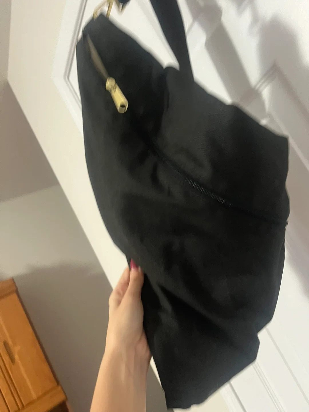 Logan + Lenora Black Sling Bag image indicator(3)