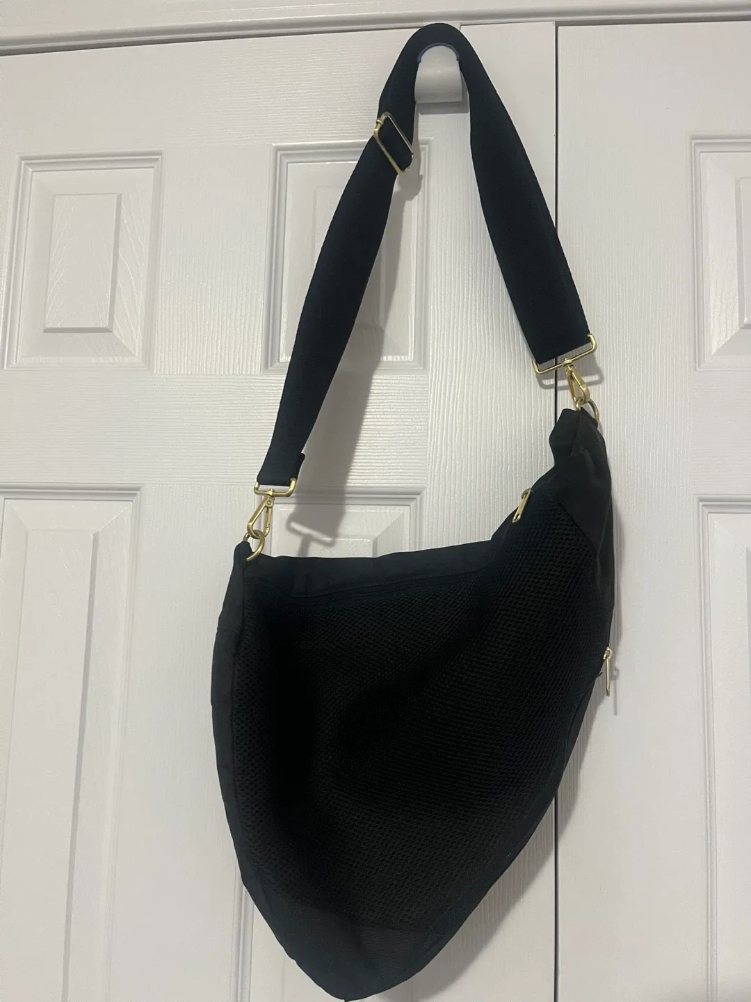 Logan + Lenora Black Sling Bag