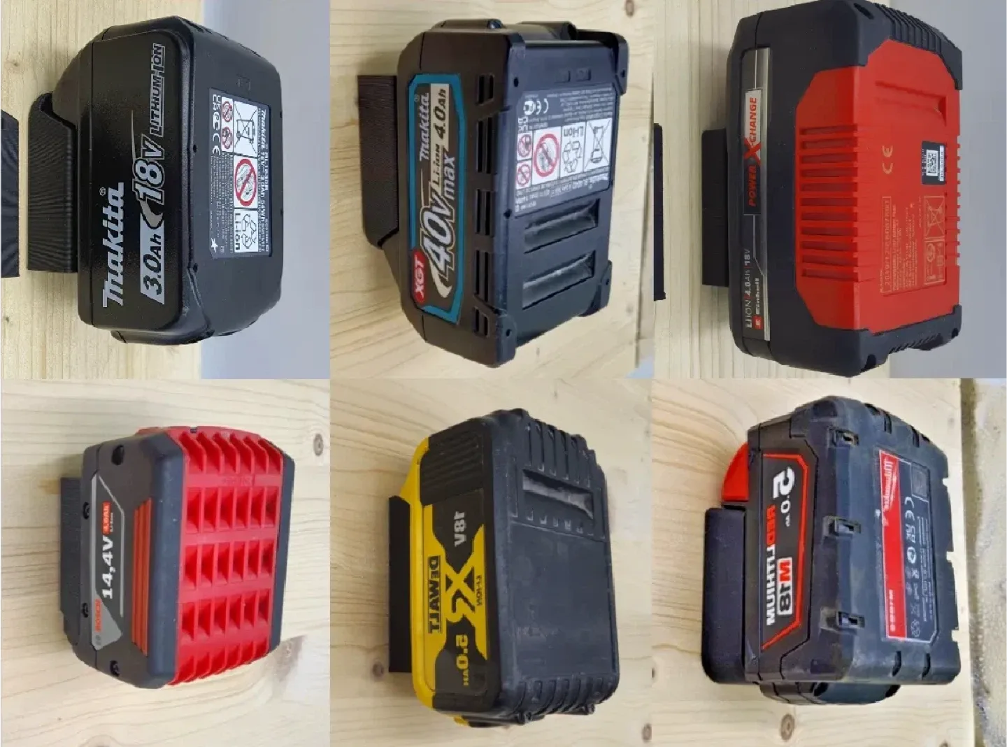 DeWalt Battery Mounts