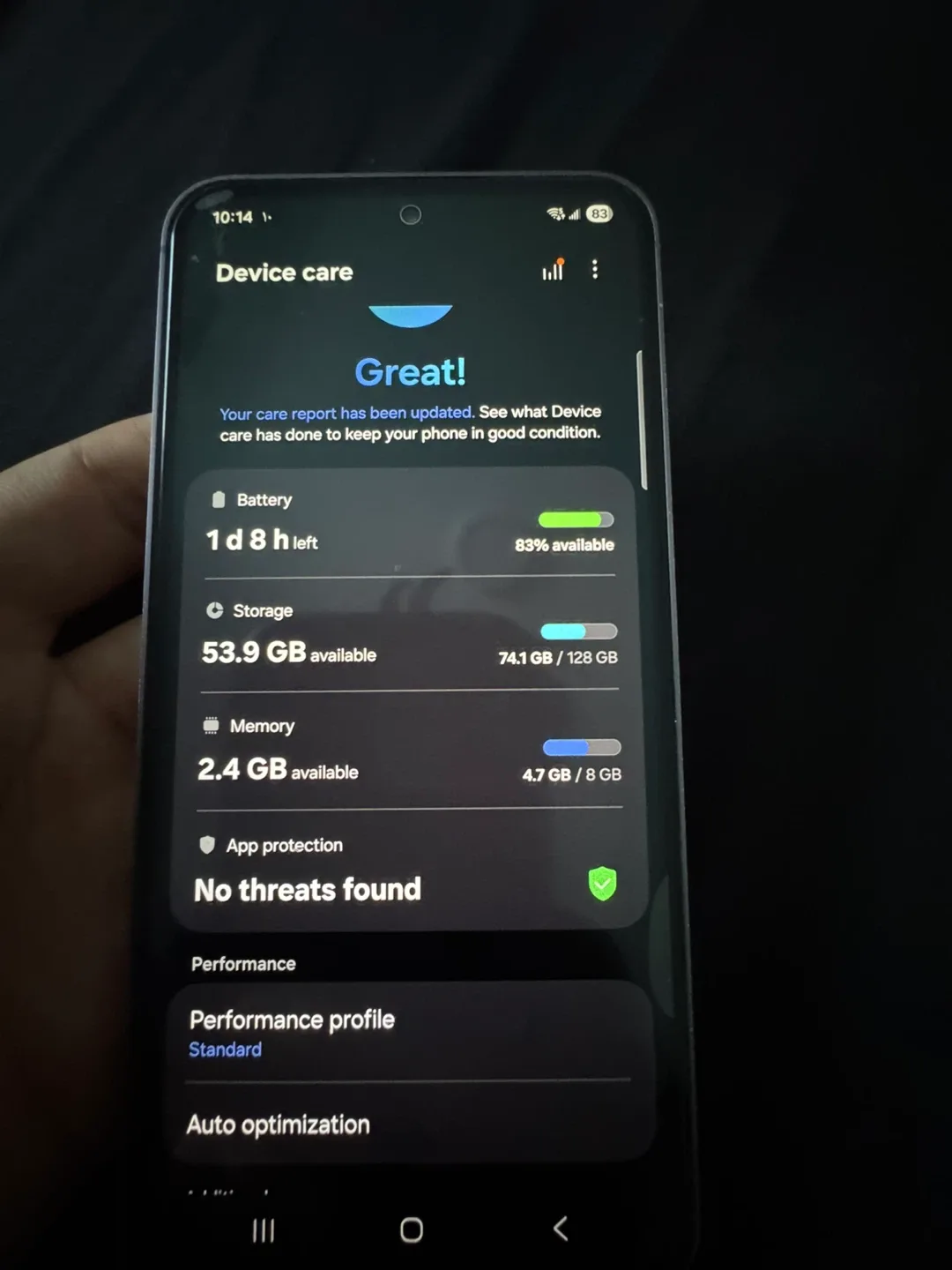 Samsung Galaxy S23 FE - SM-S711W image indicator(3)