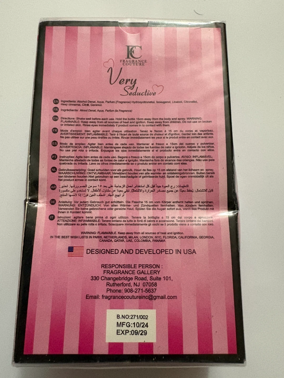 Fragrance Couture Very Seductive Eau de Parfum 100ml - photo 3