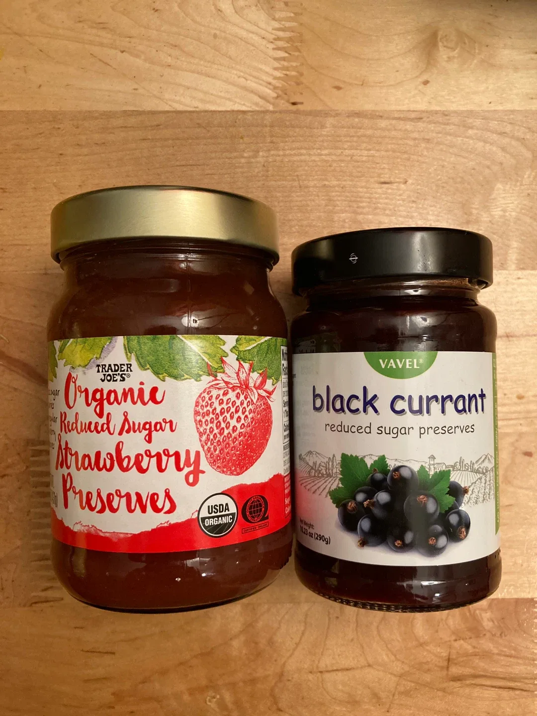 Trader Joe's Strawberry & Vavel Black Currant Preserves