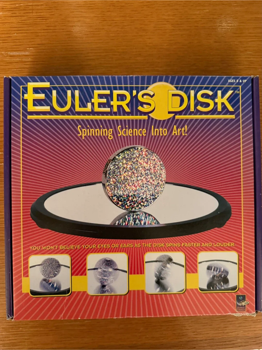 Euler's Disk - Spinning Science Into Art!