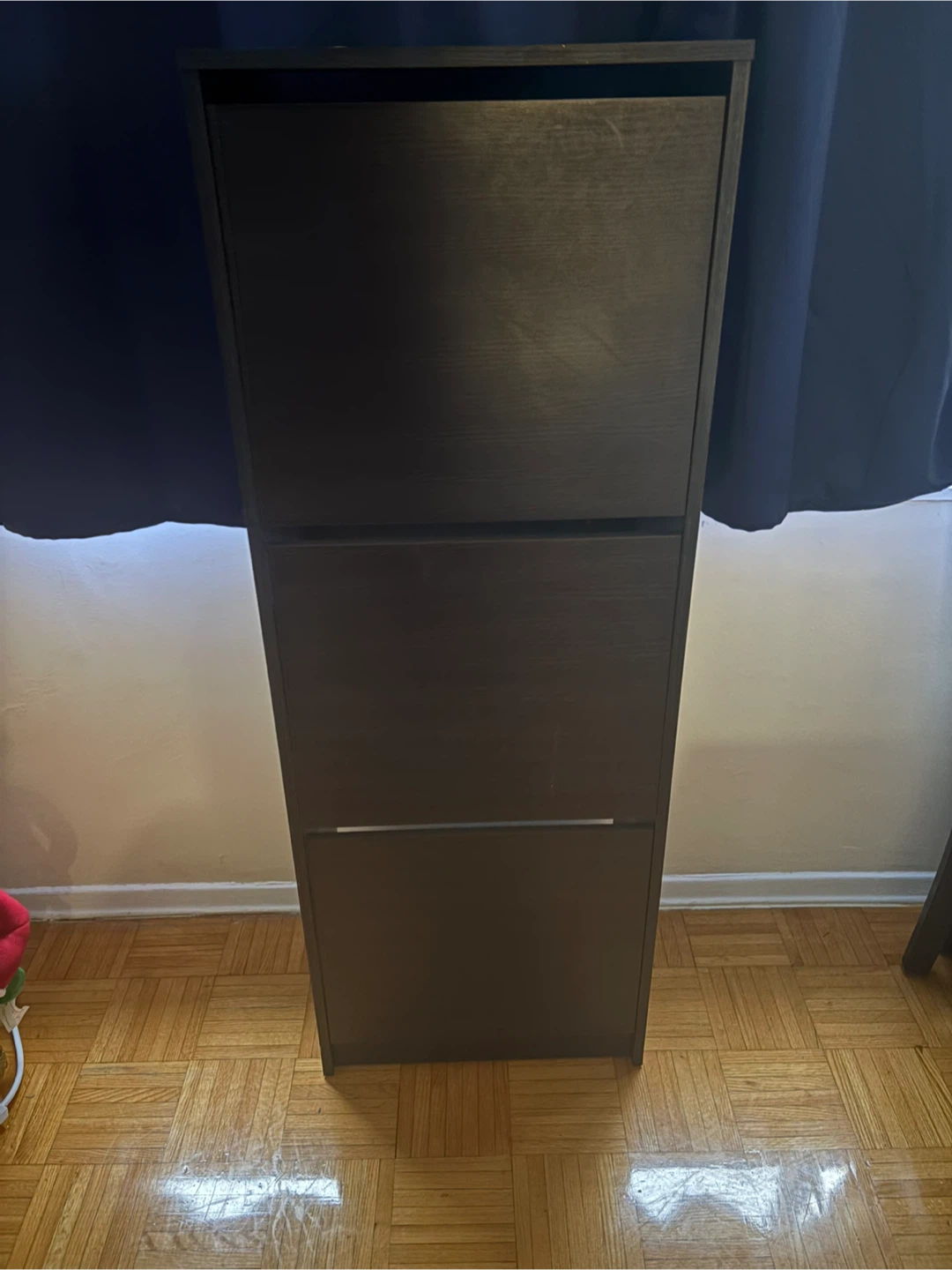IKEA BISSA Shoe Cabinet - Brown, Like New!