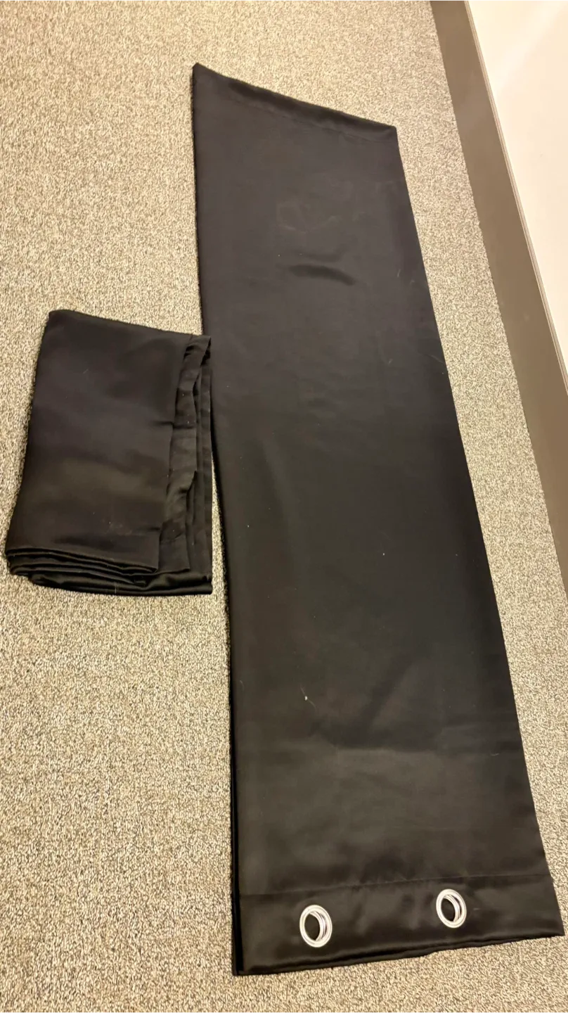 Deccrelia Blackout Curtain - Black