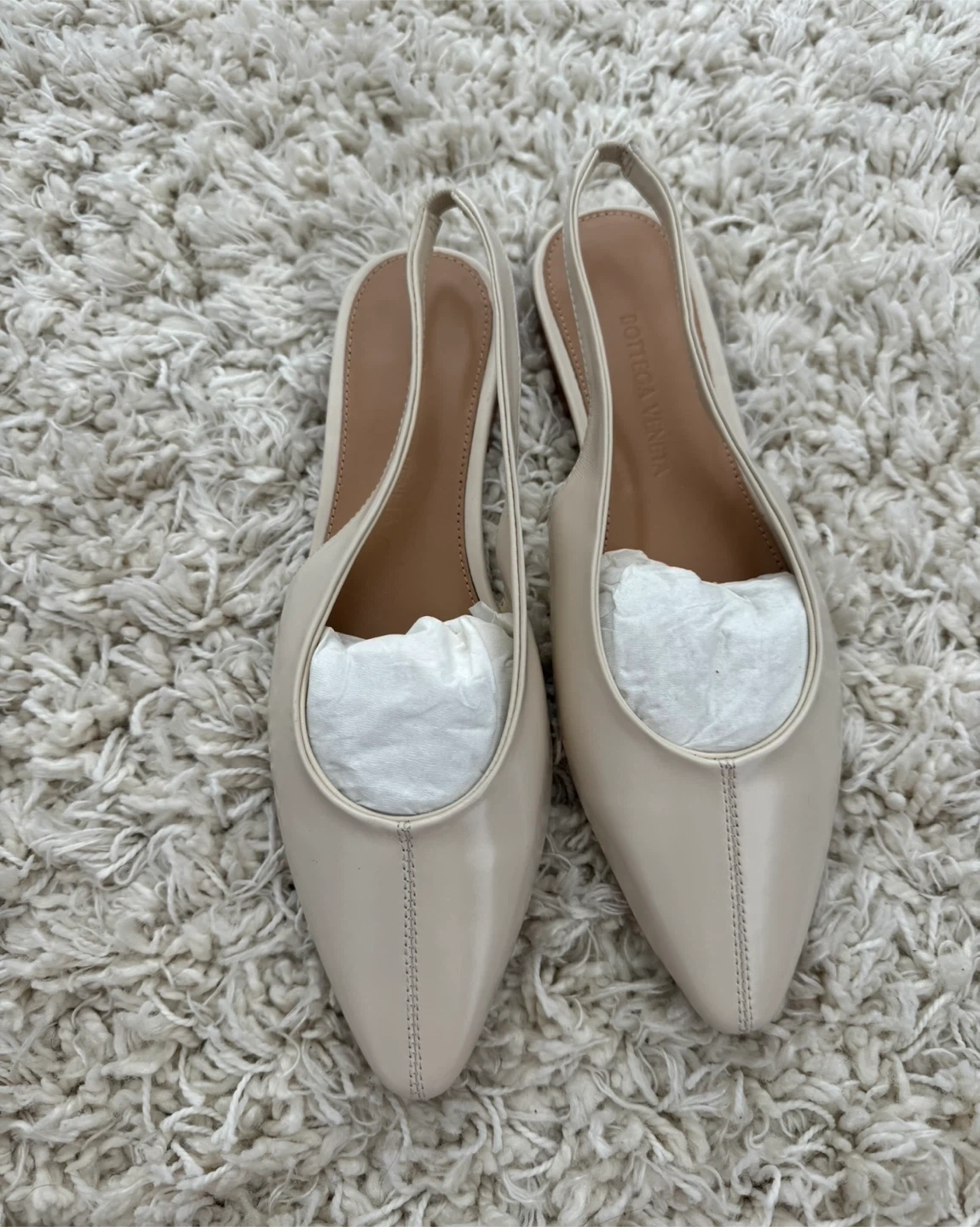Premium Genuine Leather Slingback Flats – Size 37 (Brand New - photo 3