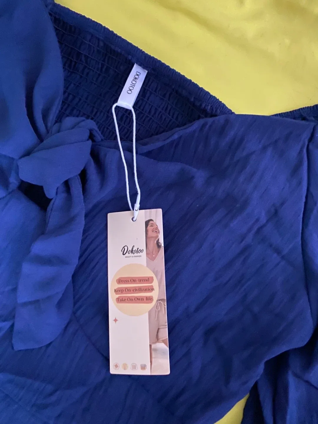 Dokotoo Blue Dress - New with Tags image indicator(3)