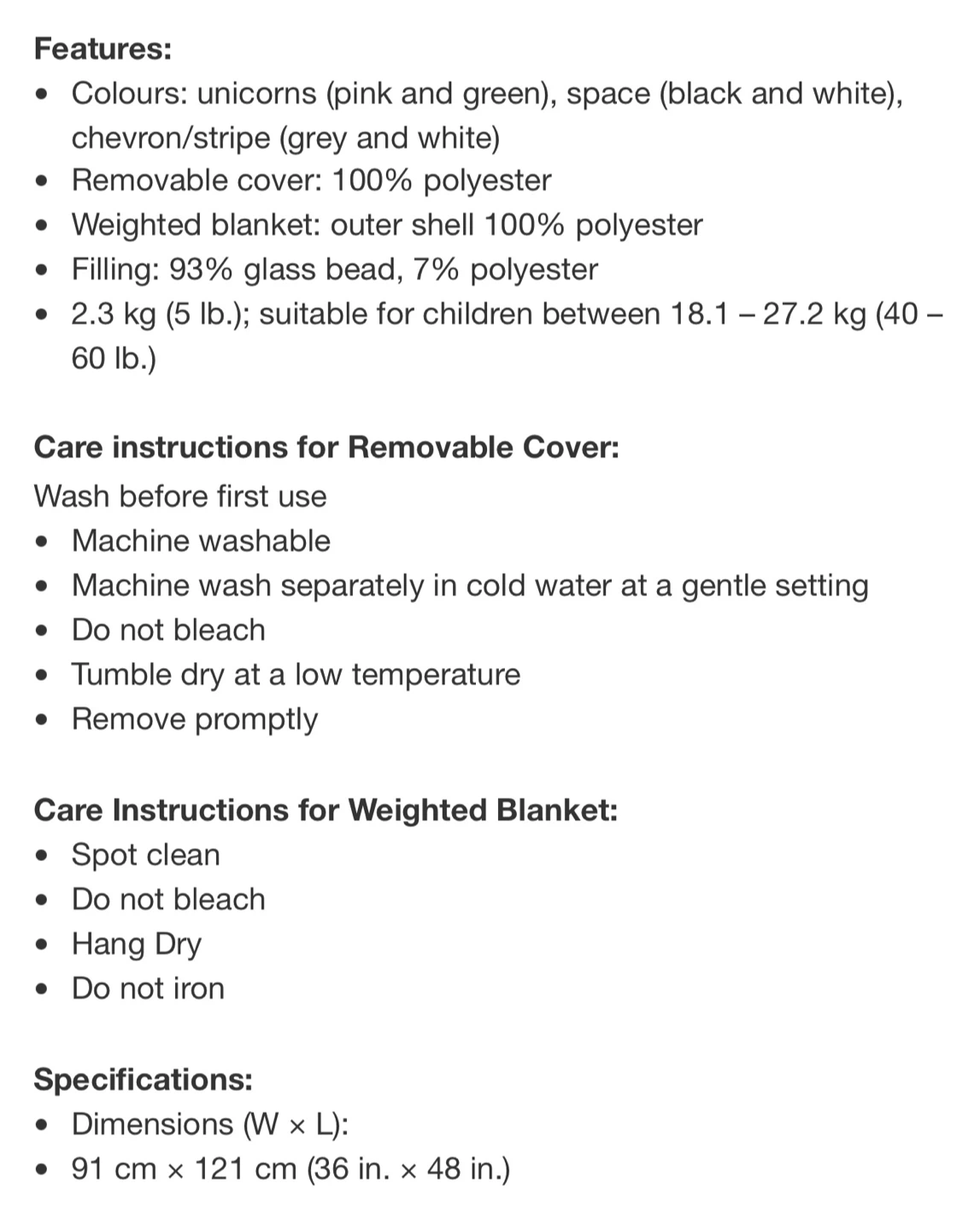 Kids Weighted Blanket - photo 4