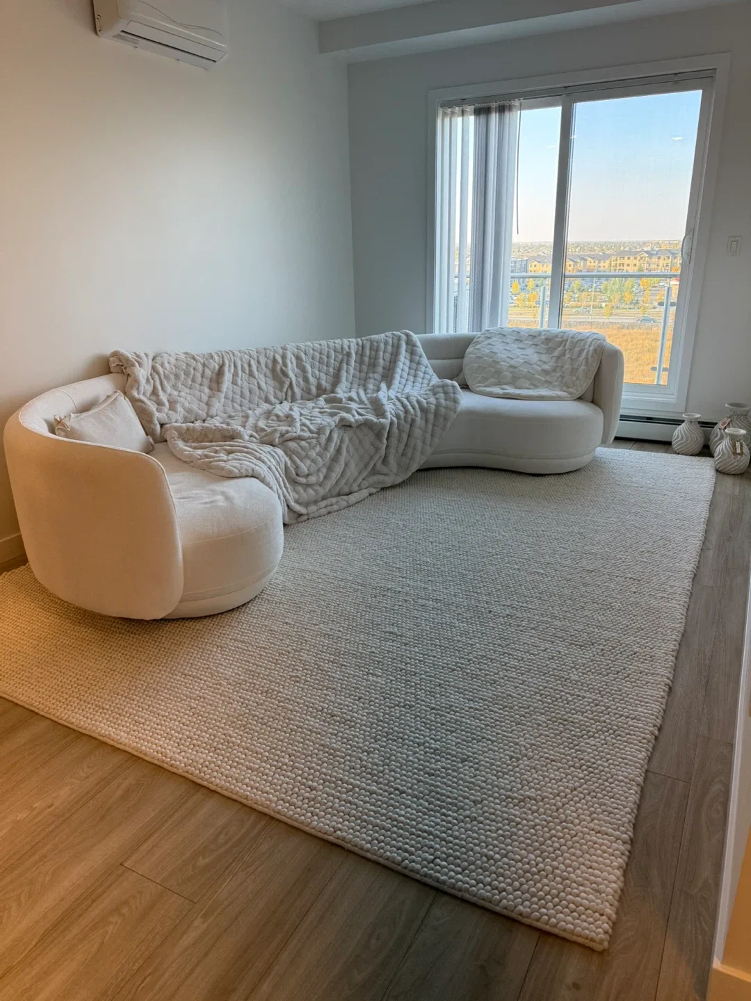 Elle Handmade Ivory Rug By Birch Lane