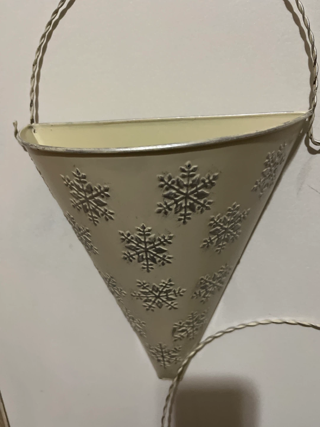 Decorative Snowflake Wall Hanging Baskets - photo 3