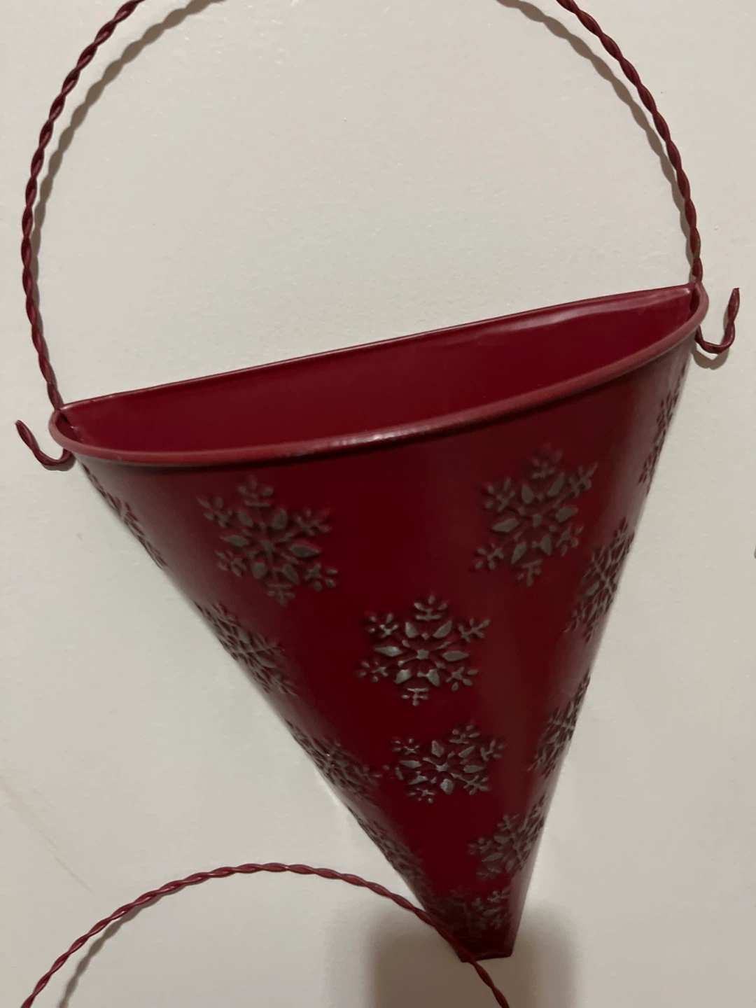 Decorative Snowflake Wall Hanging Baskets - photo 4