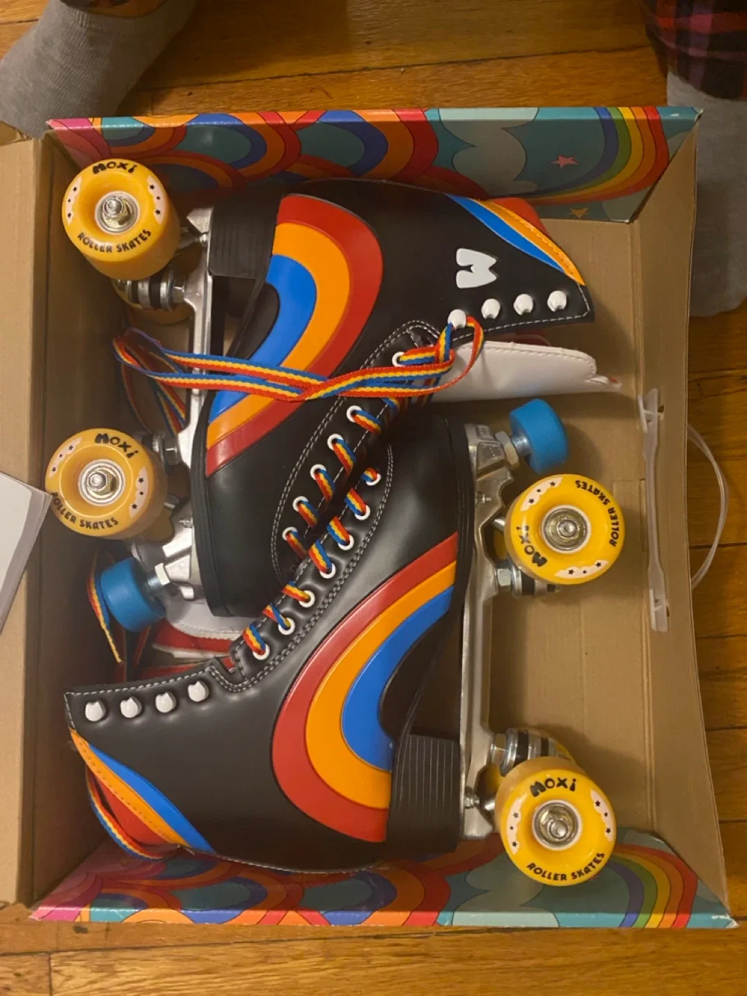 Moxi Rainbow Rider Roller Skates - Size 7 with or without Pads image indicator(2)