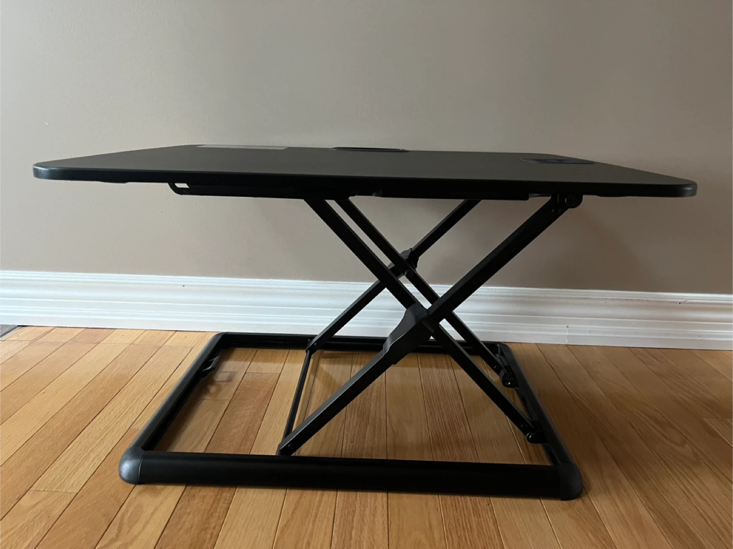 Black Sit Stand Desk Riser - photo 2