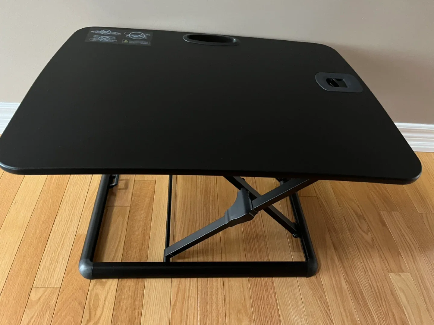 Black Sit Stand Desk Riser image indicator(4)