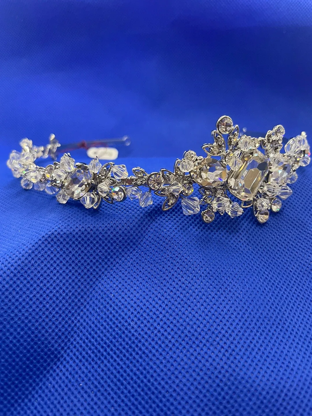 Bridal Crystal Tiara/Headband silver