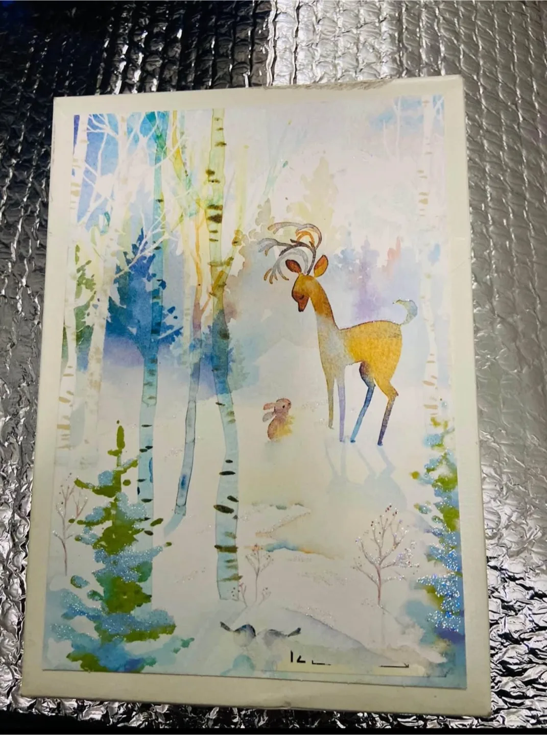 Winter Holiday Cards Set