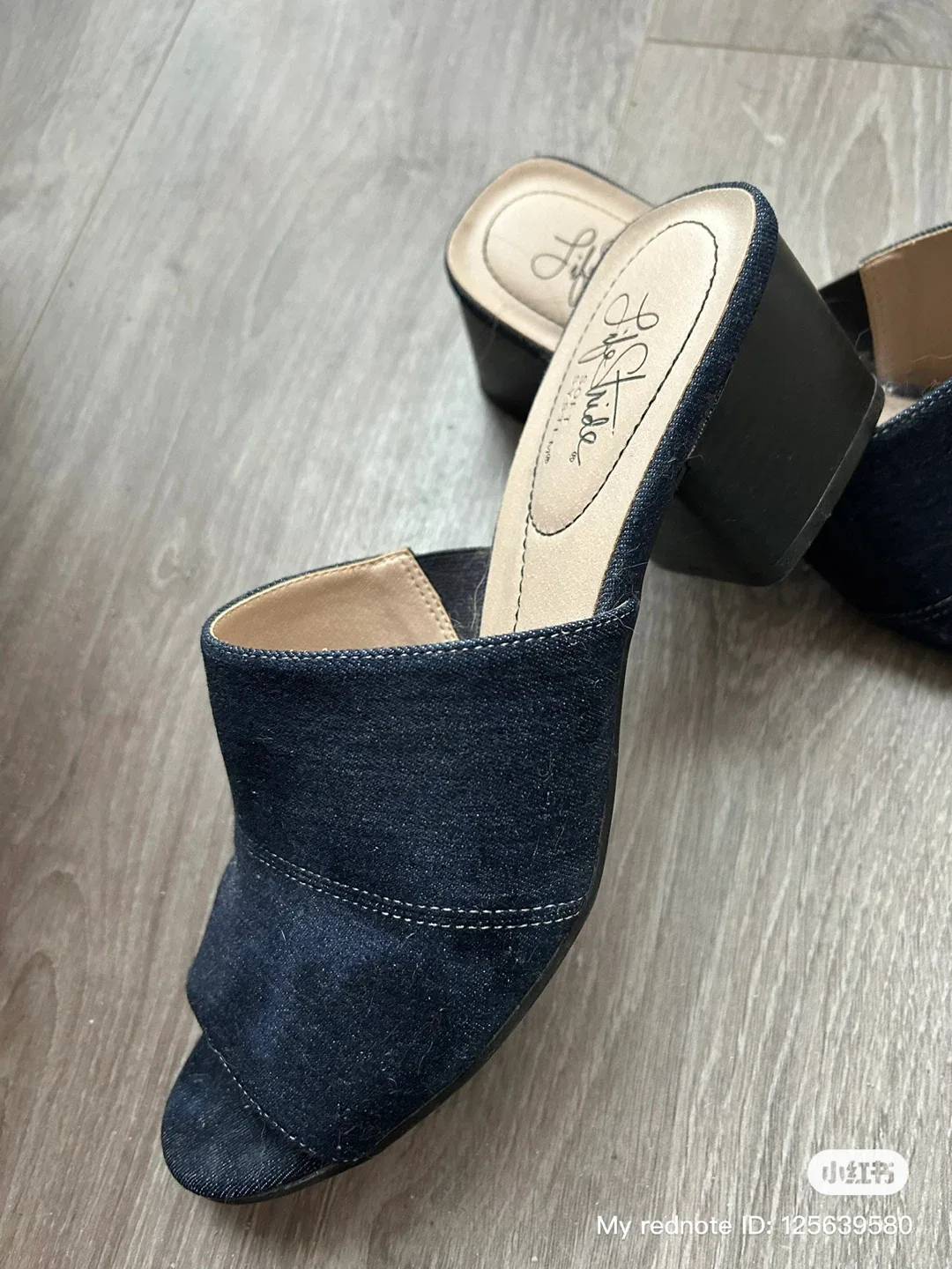 Life Stride Denim Mules - Size 9