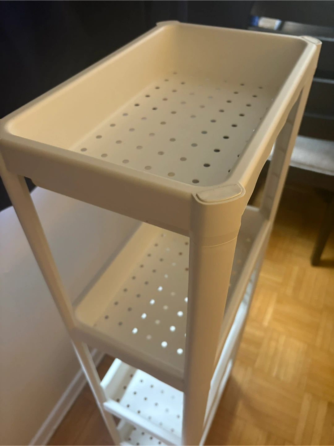 IKEA Vesken White Shelving Unit