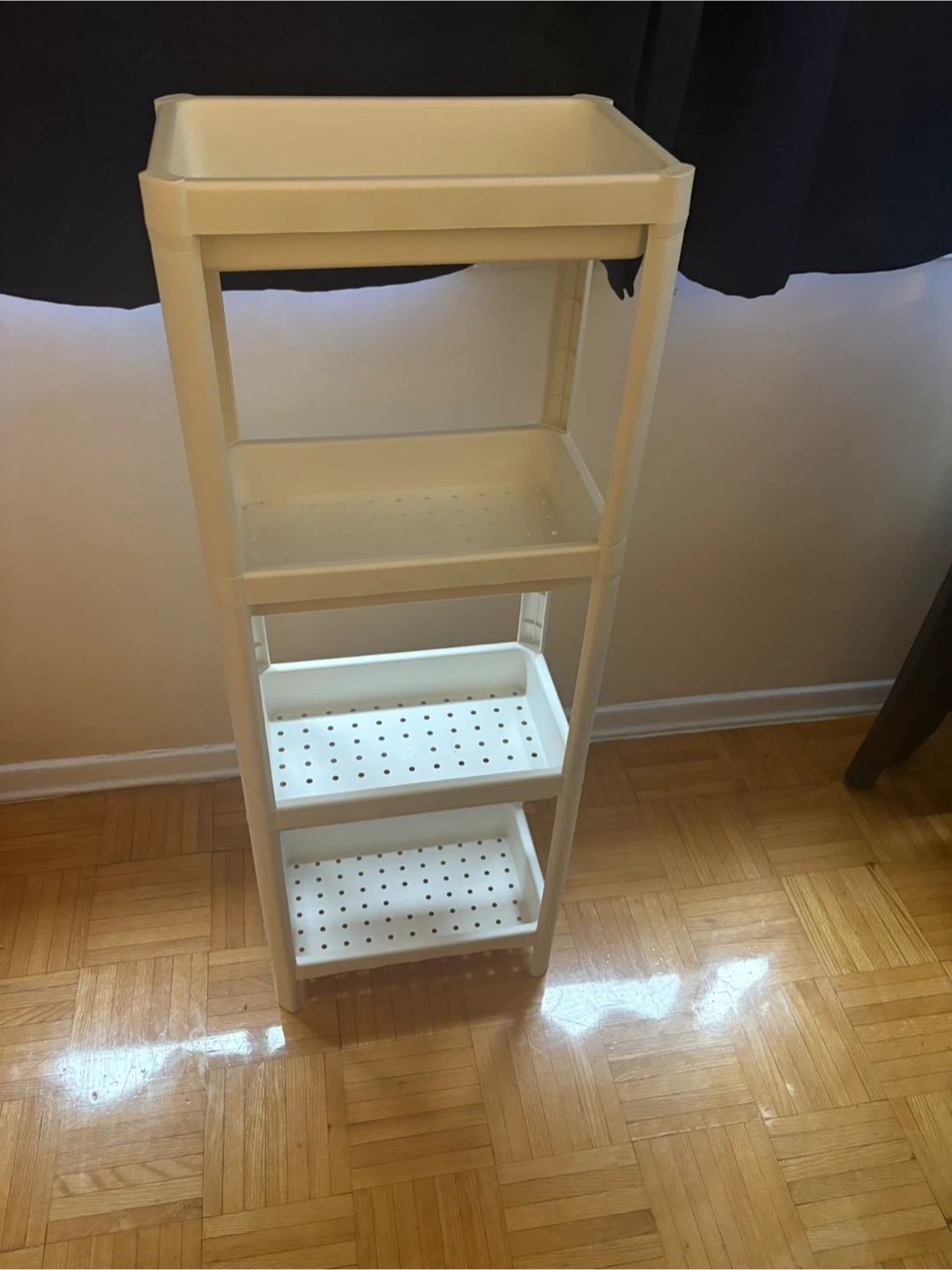 IKEA Vesken White Shelving Unit - photo 2