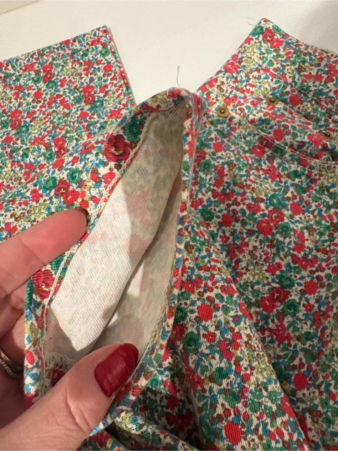 J.Crew Toothpick Floral Jeans - Size 29 image indicator(4)