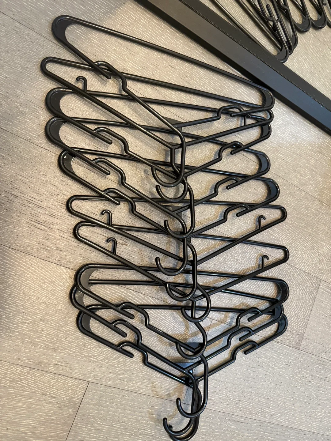 Black Clothes Hangers - Set of 10 image indicator(2)