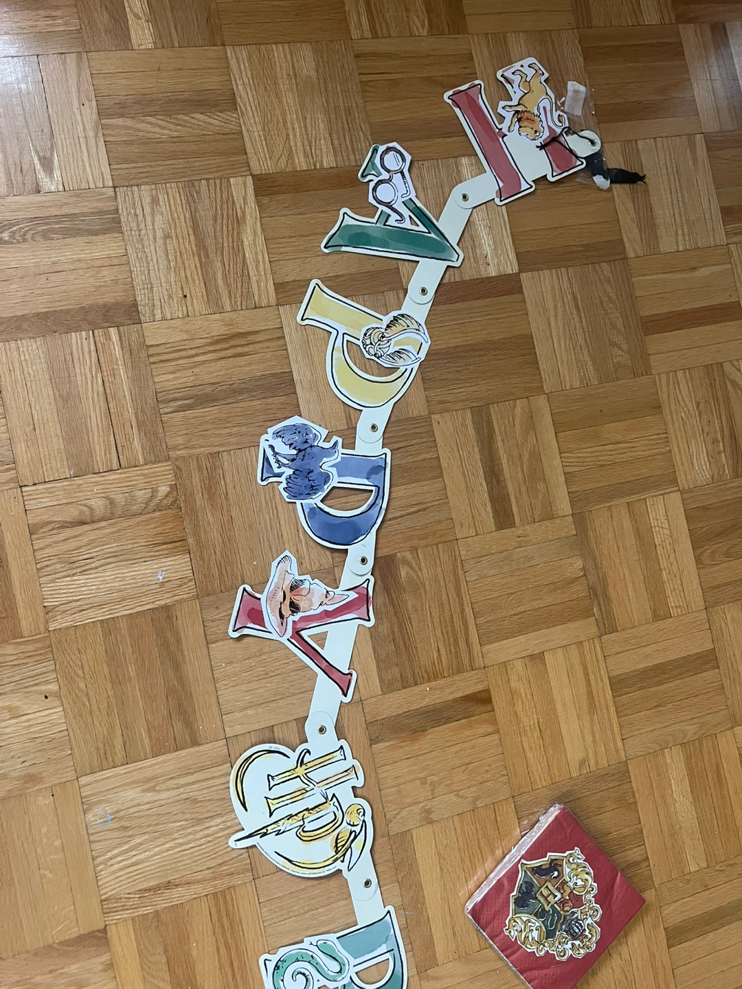 Harry Potter Birthday Banner & Napkins - photo 2