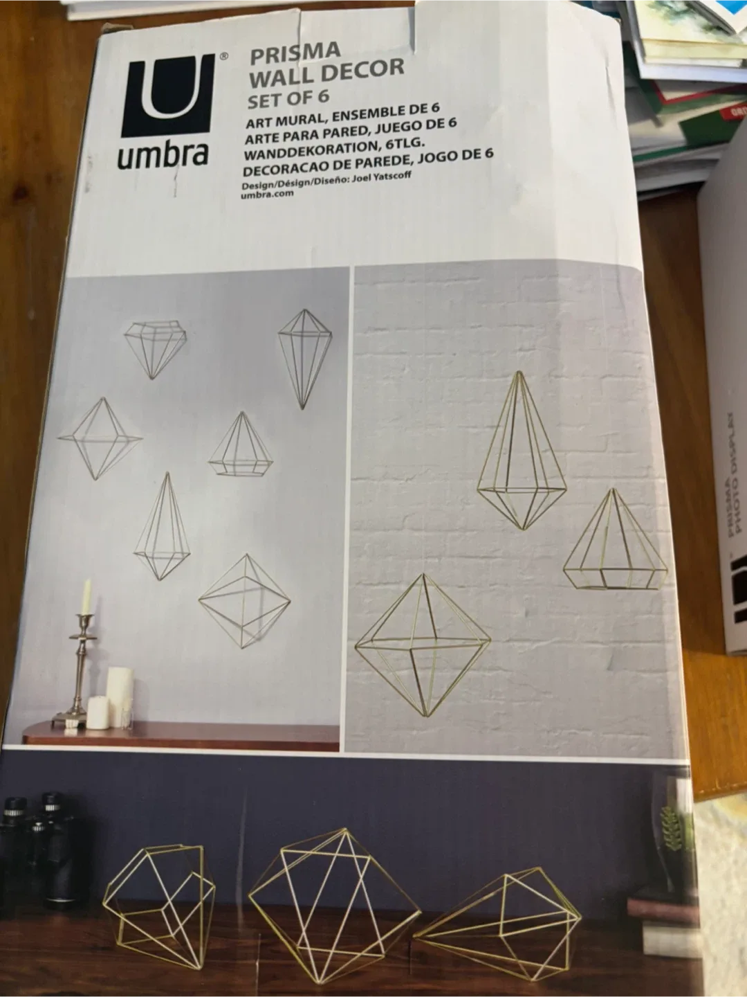 Umbra Prisma Wall Decor - Set of 6