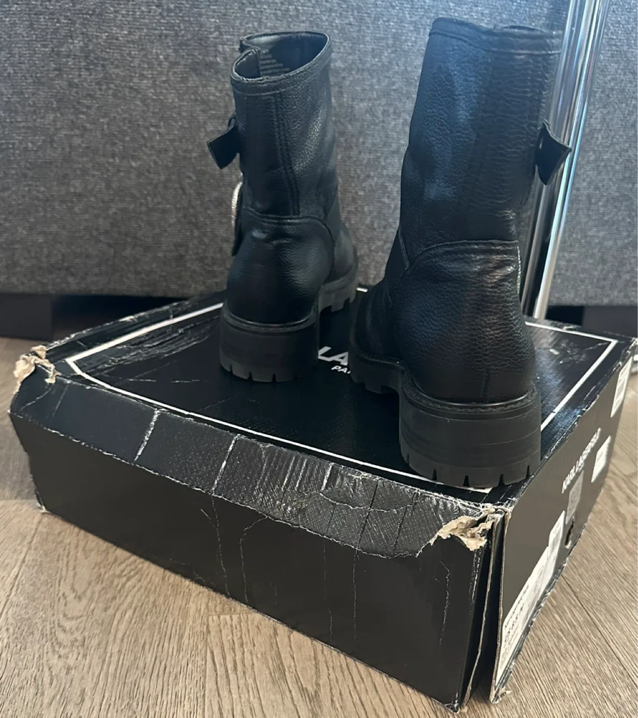 Karl Lagerfeld Marceau Combat Boots - US 8.5 image indicator(7)
