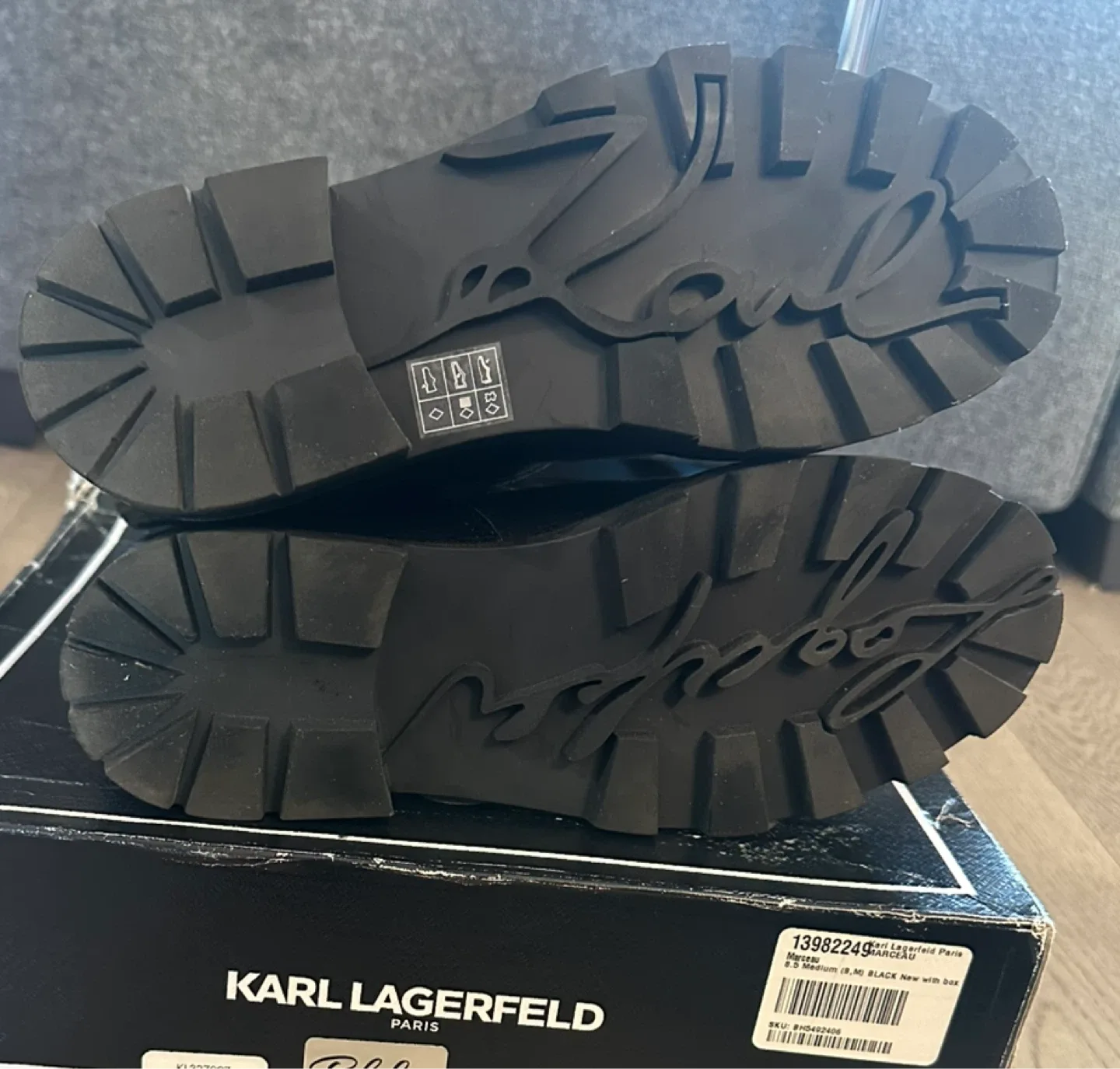 Karl Lagerfeld Marceau Combat Boots - US 8.5 image indicator(8)