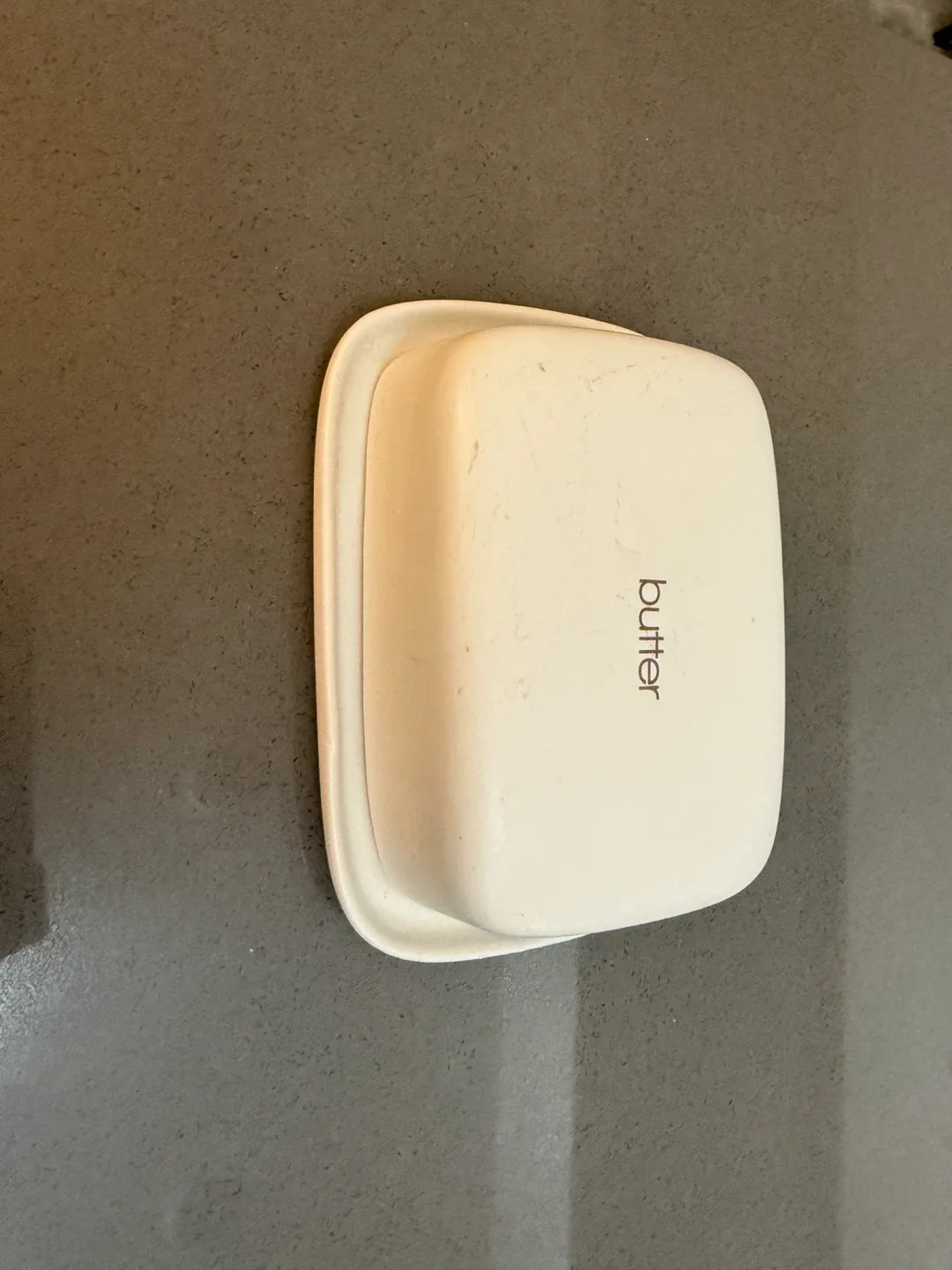 Cirqa Butter Dish - Quality Porcelain