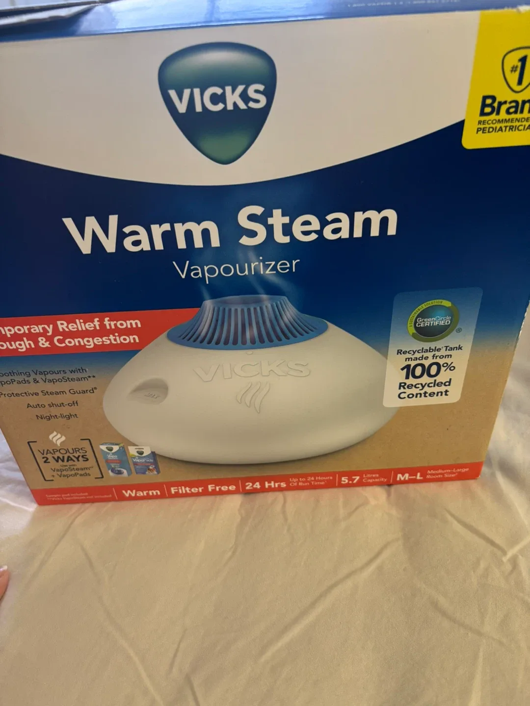 Brand new Vicks Warm Steam Vaporizer or air purifier