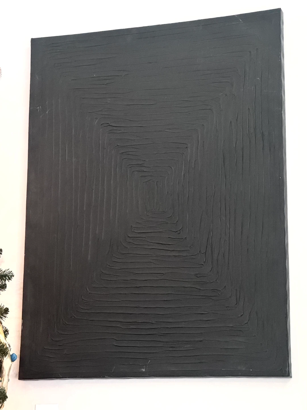 Abstract Black Square Wall Art